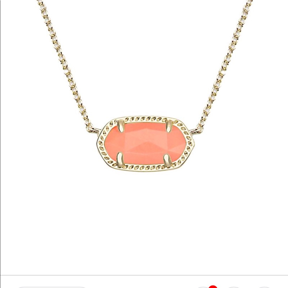 Kendra Scott Elisa Necklace Coral